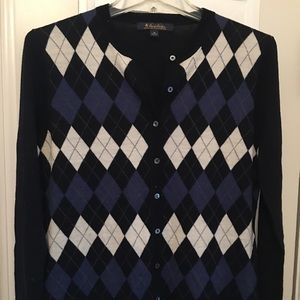 Brooks Brothers Italian Merino Wool Cardigan Sz M